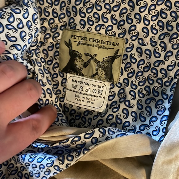 NWT Peter Christian Chino Pants - Picture 4 of 4